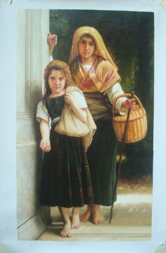 Нищенки - бугро, живопись - оригинал