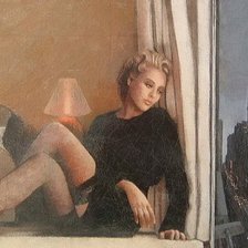 Схема вышивки «у окна»