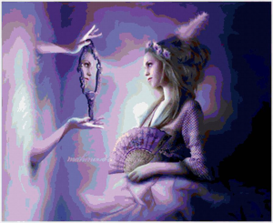 серия "сказки" - сказка.принцеса.зеркало - предпросмотр