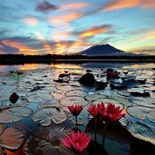 Схема вышивки «Закат»