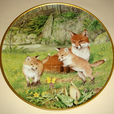 Схема вышивки «лисички»