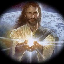 Схема вышивки «иисус»