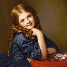 Схема вышивки «Девочка»