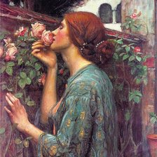 Девушка и розы