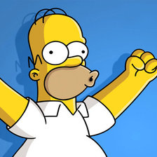 Схема вышивки «Гомер Симпсон»