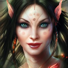 Схема вышивки «девушка»