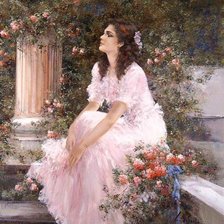 Схема вышивки «женский образ»