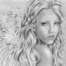 Схема вышивки «Ангел»