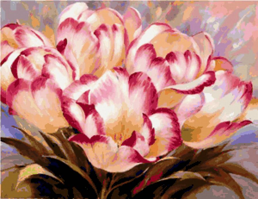 Серия "Букет" - тюльпаны, букет, цветы - предпросмотр