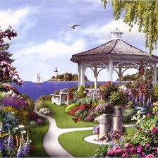 Схема вышивки «уютный домик-2»