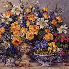 Схема вышивки «Букет»