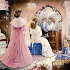 Схема вышивки «Взрослая дочь  2»