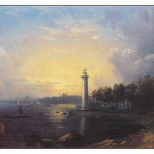 Схема вышивки «Маяк»