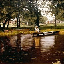 Схема вышивки «На мостике»