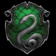 Схема вышивки «Герб Слизерина»
