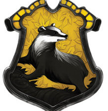 Схема вышивки «Герб Пуффендуя»