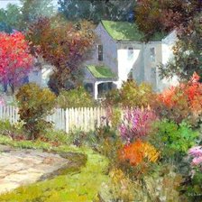 Схема вышивки «Живопись»