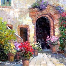 Схема вышивки «Живопись»