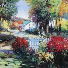 Схема вышивки «Живопись»