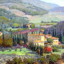 Схема вышивки «Живопись»