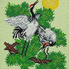 Схема вышивки «пионы»