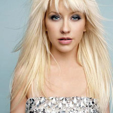 Схема вышивки «Кристина Агилера»