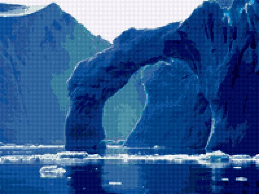 ледяная пещера - пейзаж - предпросмотр