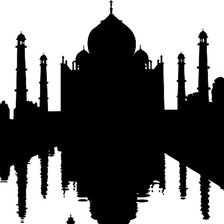 Схема вышивки «Тадж-Махал»