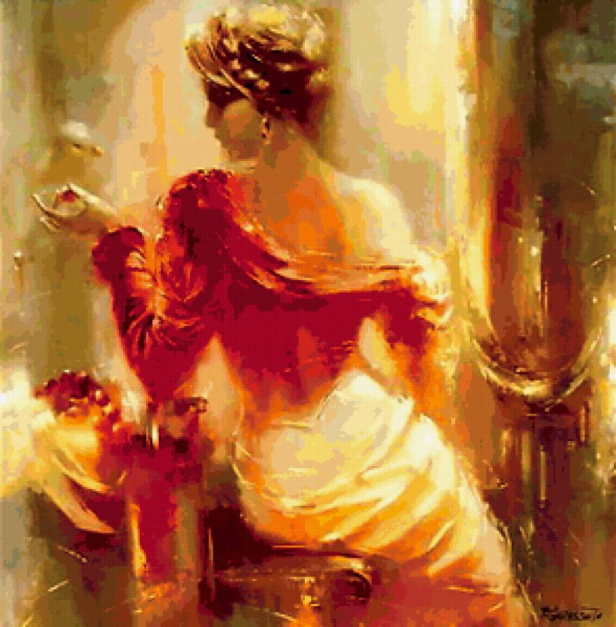 Девушка с птицей - женщина, женский образ, девушка - предпросмотр