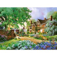 Схема вышивки «Усадьба»