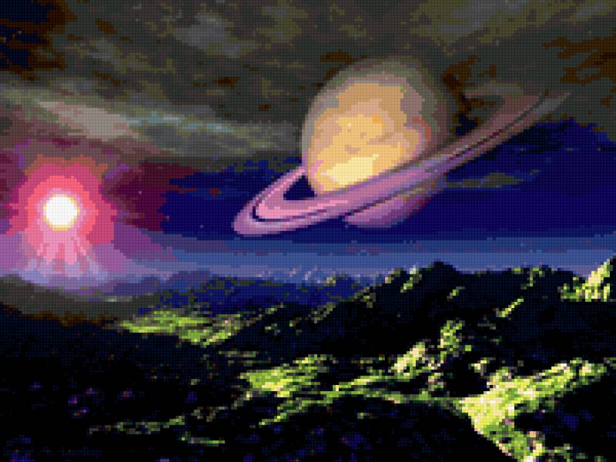 на другой планете - космос, природа - предпросмотр