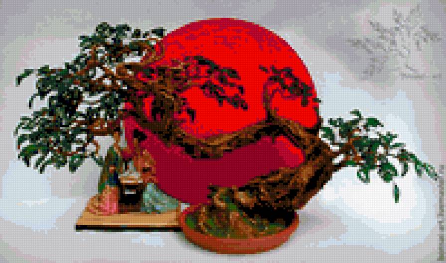 бонсай с девушками - бонсай, деревья - предпросмотр