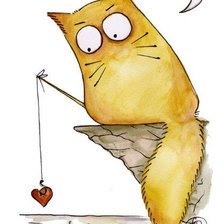 Схема вышивки «кот2»