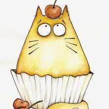 Схема вышивки «кот»