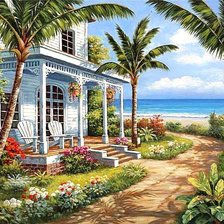 Схема вышивки «Тропический рай»