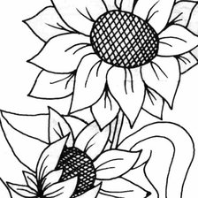 Схема вышивки «ПОДСОЛНУШИ»