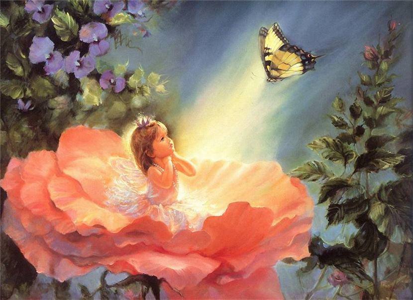 Дюймовочка - дети, сказка - оригинал