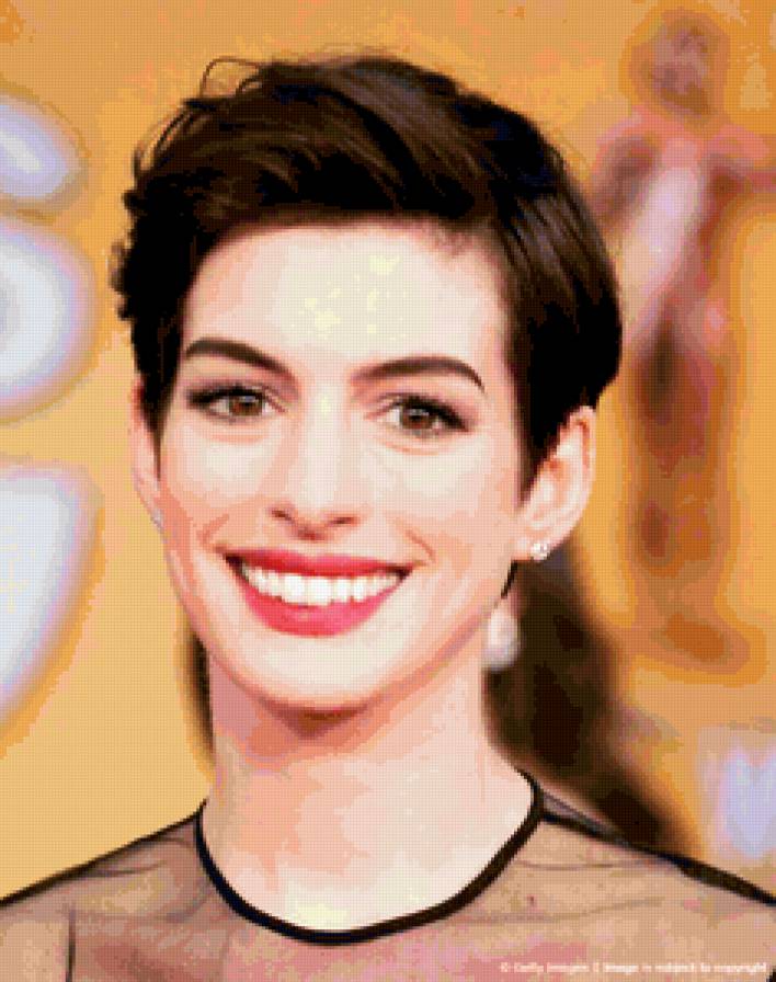 Энн Хэтуэй - женщина кошка, женщина, актриса, энн хэтуэй, знаменитость, портрет - предпросмотр