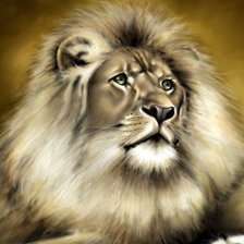 Схема вышивки «Белый лев»