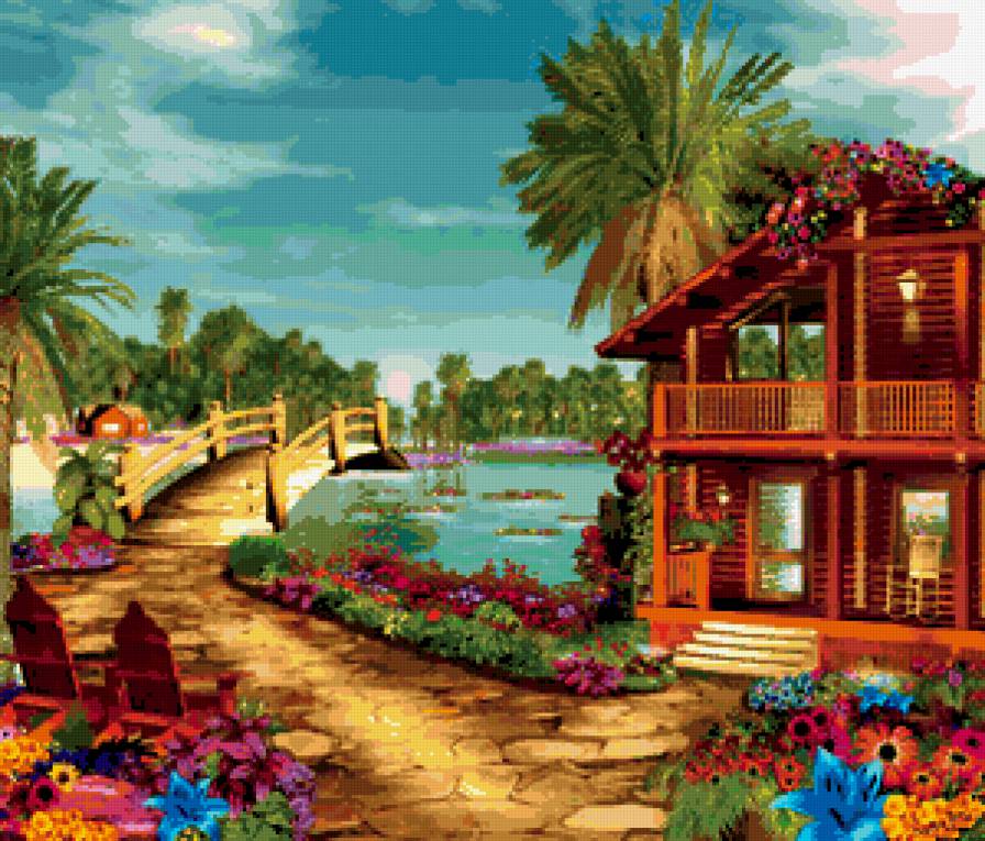 дом у реки - предпросмотр