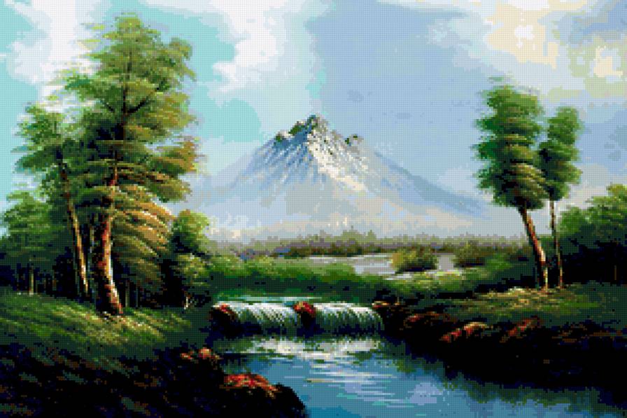 горная река - предпросмотр