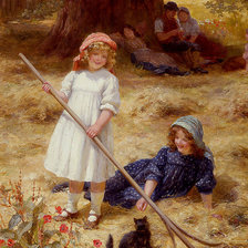 Схема вышивки «дети»