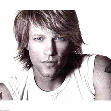 Схема вышивки «Джон Бон Джови»