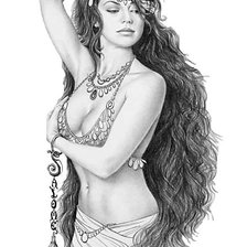 Схема вышивки «цыганочка»