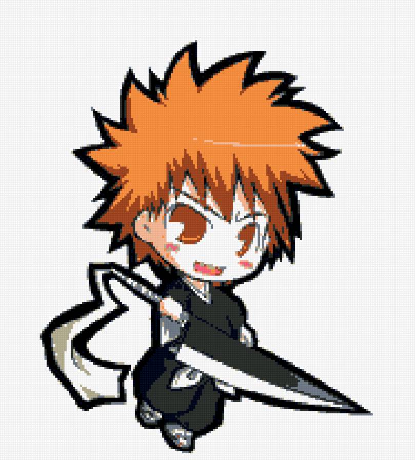 Ичиго Чиби - блич, ичиго куросаки, чиби, bleach - предпросмотр