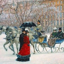 Схема вышивки «прогулка»