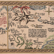 Схема вышивки «Карта»