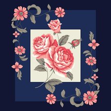 Схема вышивки «Цветы»