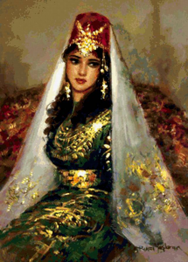 Восточная невеста - женщина, женский образ, девушка, восточная красавица, восток - предпросмотр