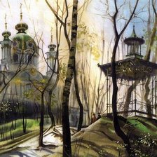 Схема вышивки «Храм»